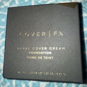 COVER FX Total Cover Cream Foundation in Black with Gold Accent